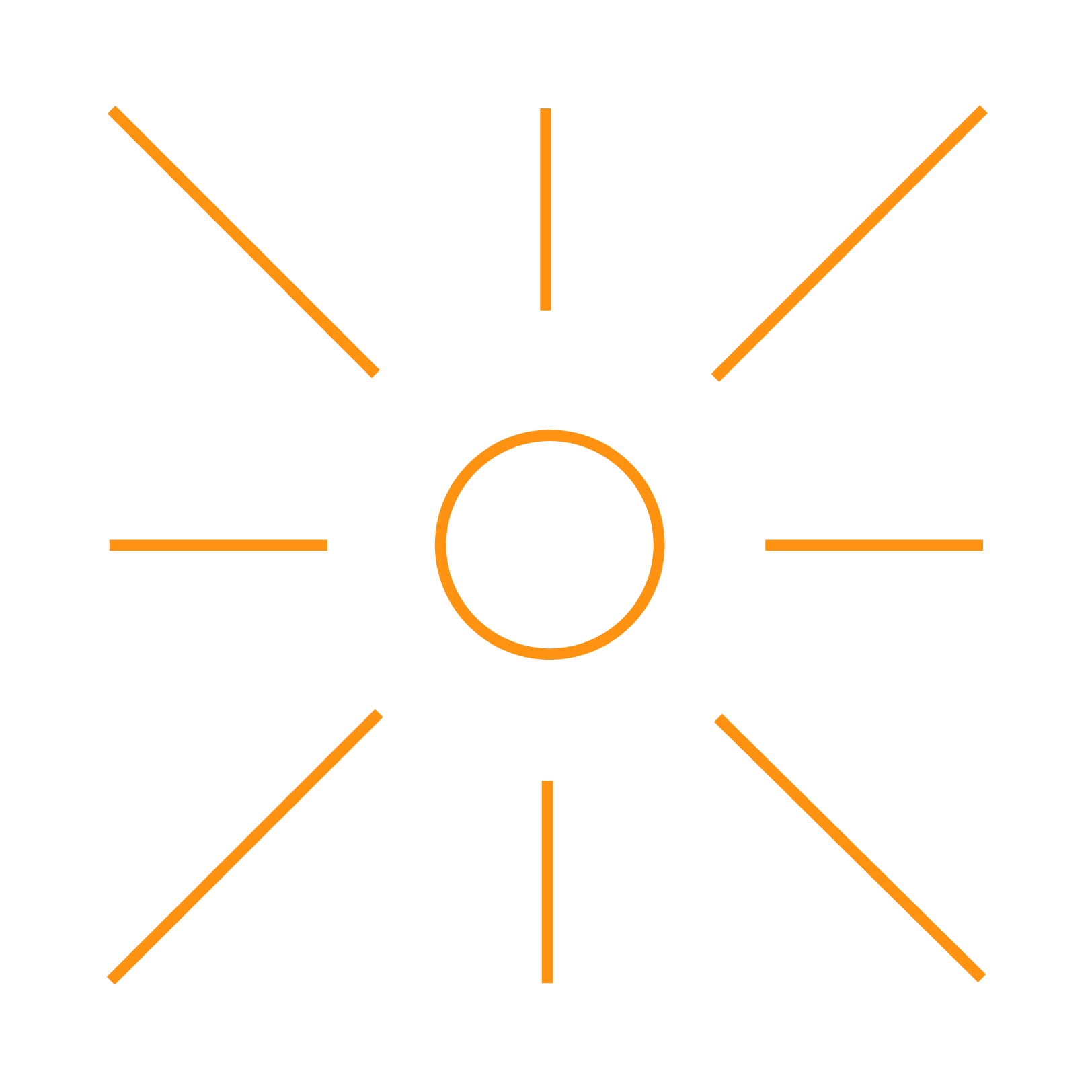 Vegait Light Icon Exceptional BRIGHT ORANGE